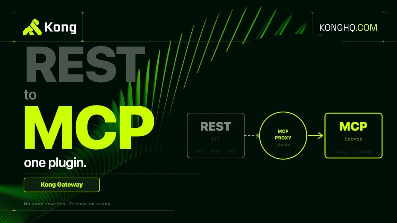 기존 REST API를 그대로 살린다: Kong 게이트웨이의 REST-to-MCP 변환과 '엔터프라이즈 MCP' 영상 썸네일