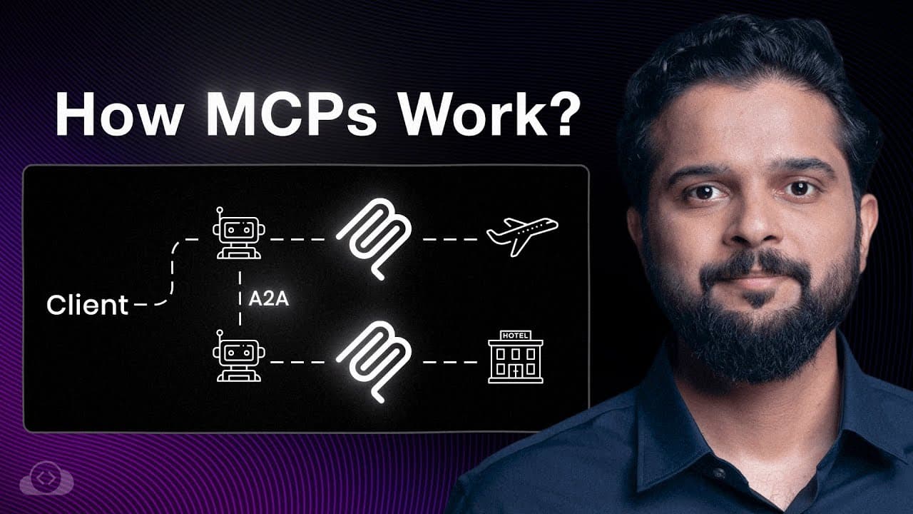 MCP가 뭐길래: AI 에이전트·MCP·에이전트 간 협업을 비유로 쉽게 풀다 영상 썸네일