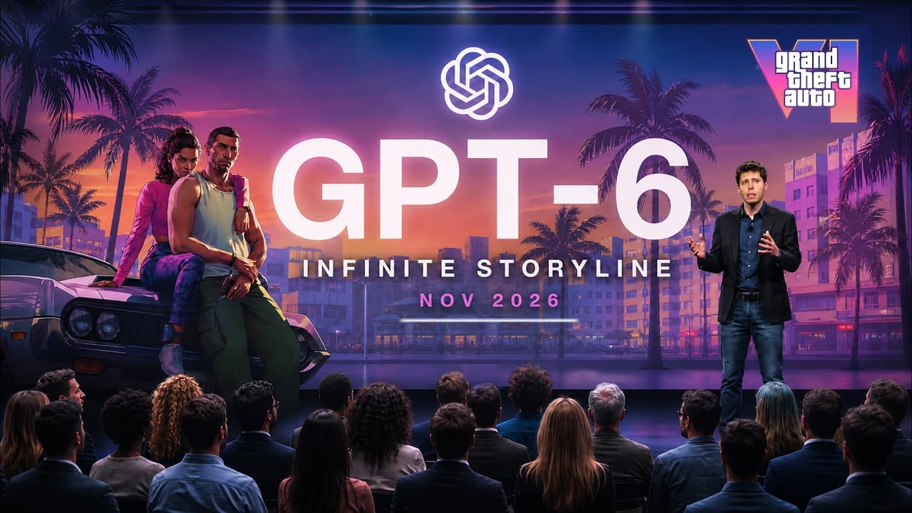 GTA 6는 GPT-6로 만들지 않았다 — 록스타가 진짜 심은 AI의 정체 영상 썸네일