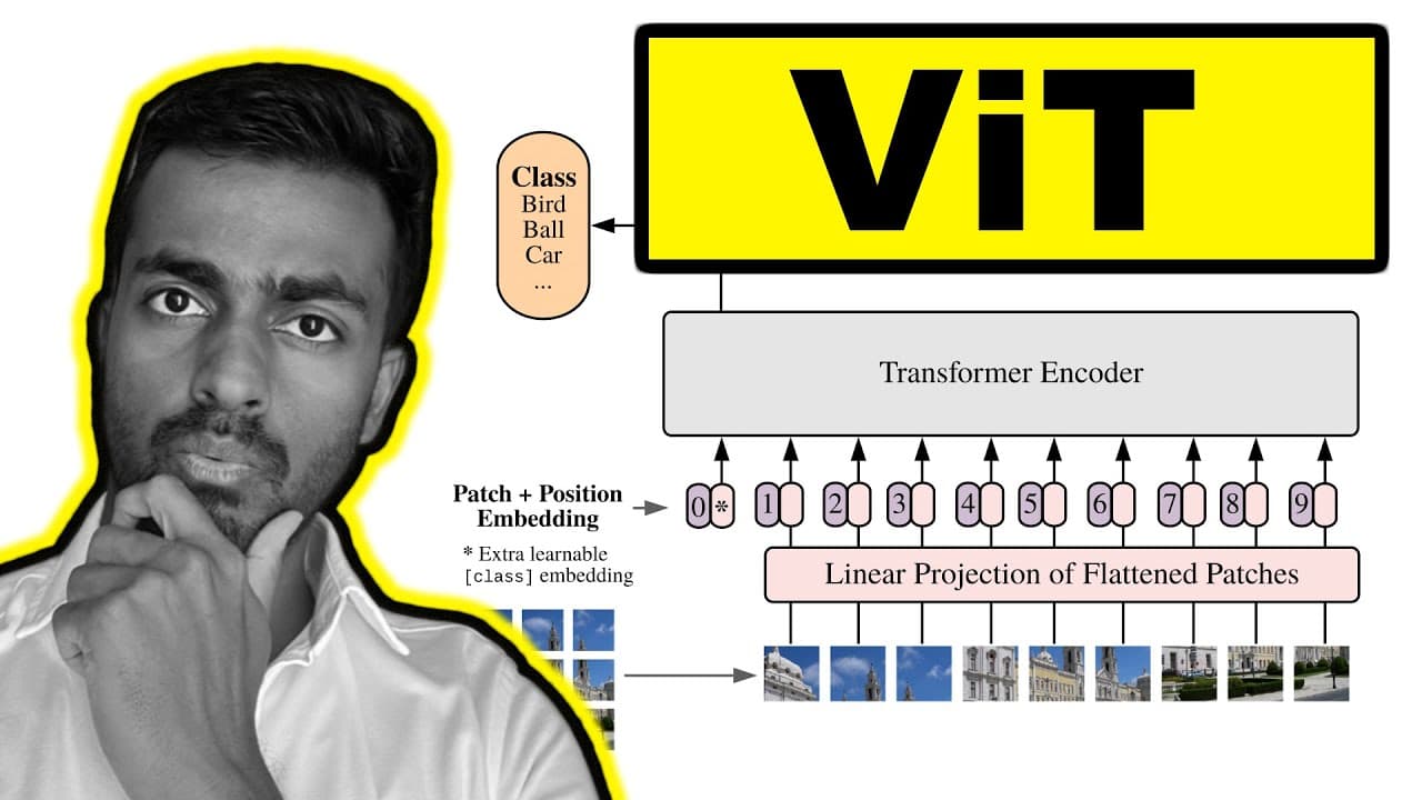 비전 트랜스포머(ViT): 이미지를 '단어 조각'처럼 읽어 분류하는 AI 영상 썸네일