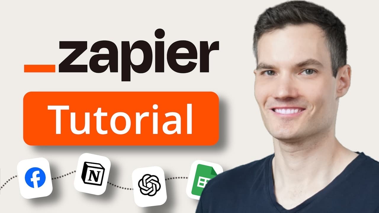 코딩 없이 AI로 반복 업무 자동화하기: Zapier 입문 가이드 영상 썸네일