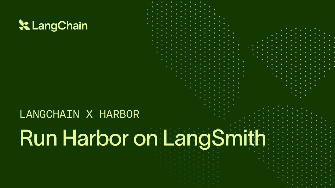 AI 에이전트 평가 파이프라인 만들기: Harbor와 LangSmith로 샌드박스·추적·관측 갖추기 영상 썸네일