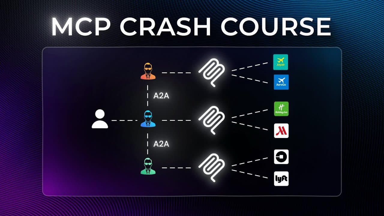 MCP(모델 컨텍스트 프로토콜) 입문: AI 에이전트가 외부 도구와 연결되는 표준 영상 썸네일