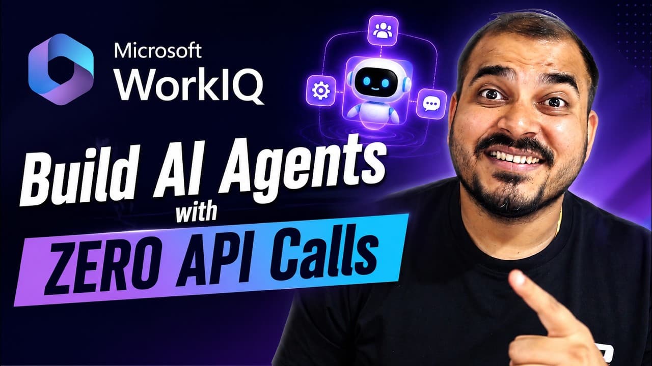 Microsoft WorkIQ: AI 에이전트를 Microsoft 365 데이터에 연결하는 지능 계층 영상 썸네일
