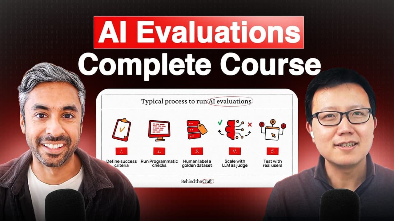 AI 평가(eval)는 왜 PM의 핵심 역량이 됐나: 실제 예시로 배우는 LLM 평가 절차 영상 썸네일