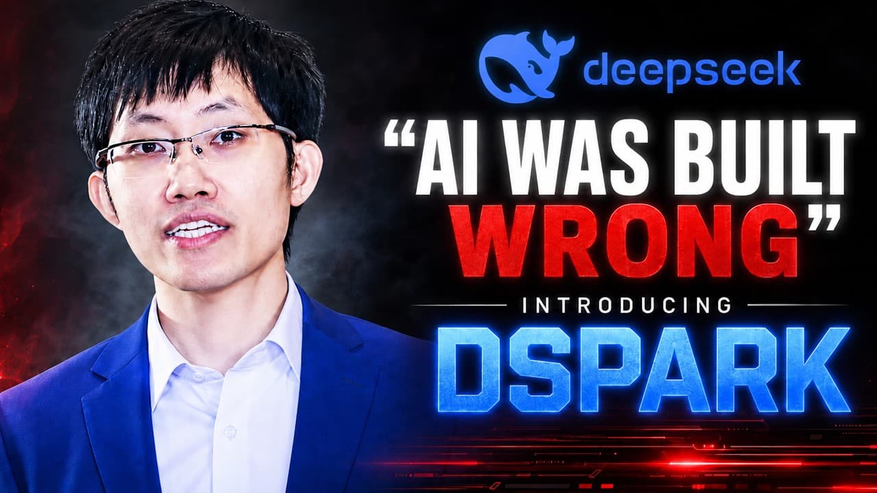딥시크 DSpark: 더 똑똑해지지 않고도 더 빠르고 싼 AI를 만드는 법 영상 썸네일
