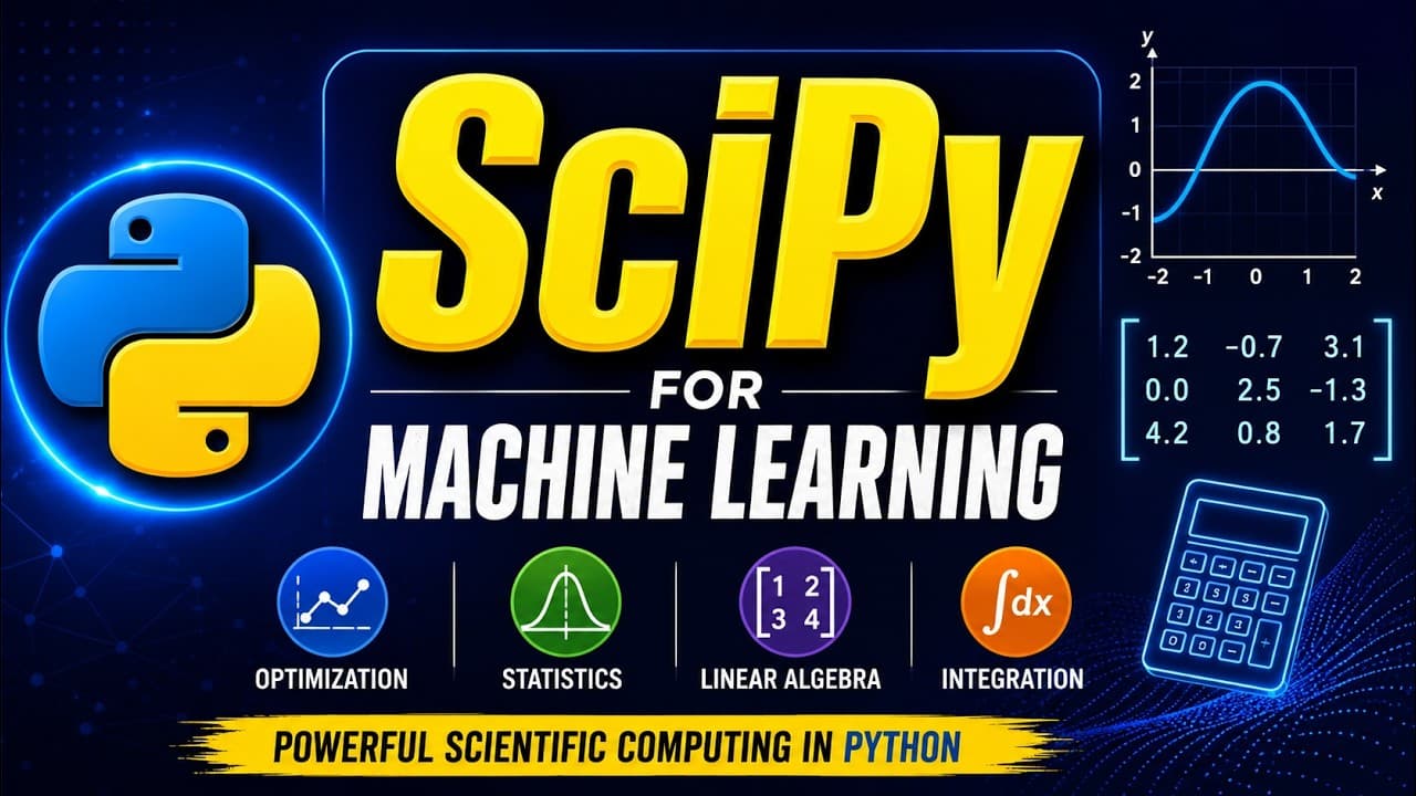 NumPy 다음은 SciPy, 머신러닝 수학을 떠받치는 과학 계산 라이브러리 입문 영상 썸네일