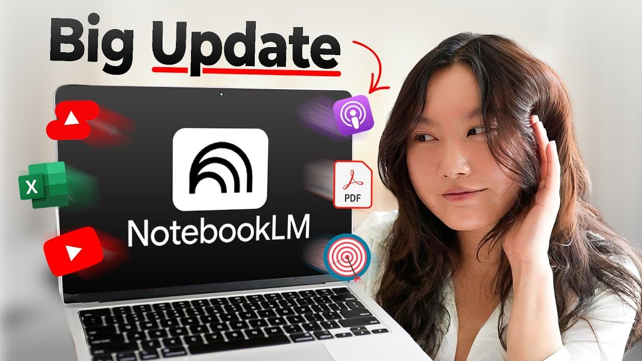 구글 노트북LM 2.0, 단순 자료조사 도구에서 분석·콘텐츠 제작 워크스페이스로 영상 대표 이미지
