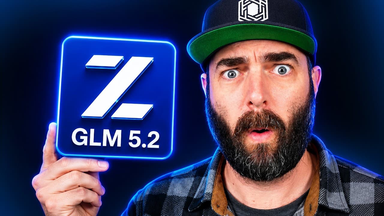 GLM-5.2 실전 테스트: 프런티어급에 도전하는 중국산 오픈웨이트 AI 영상 썸네일