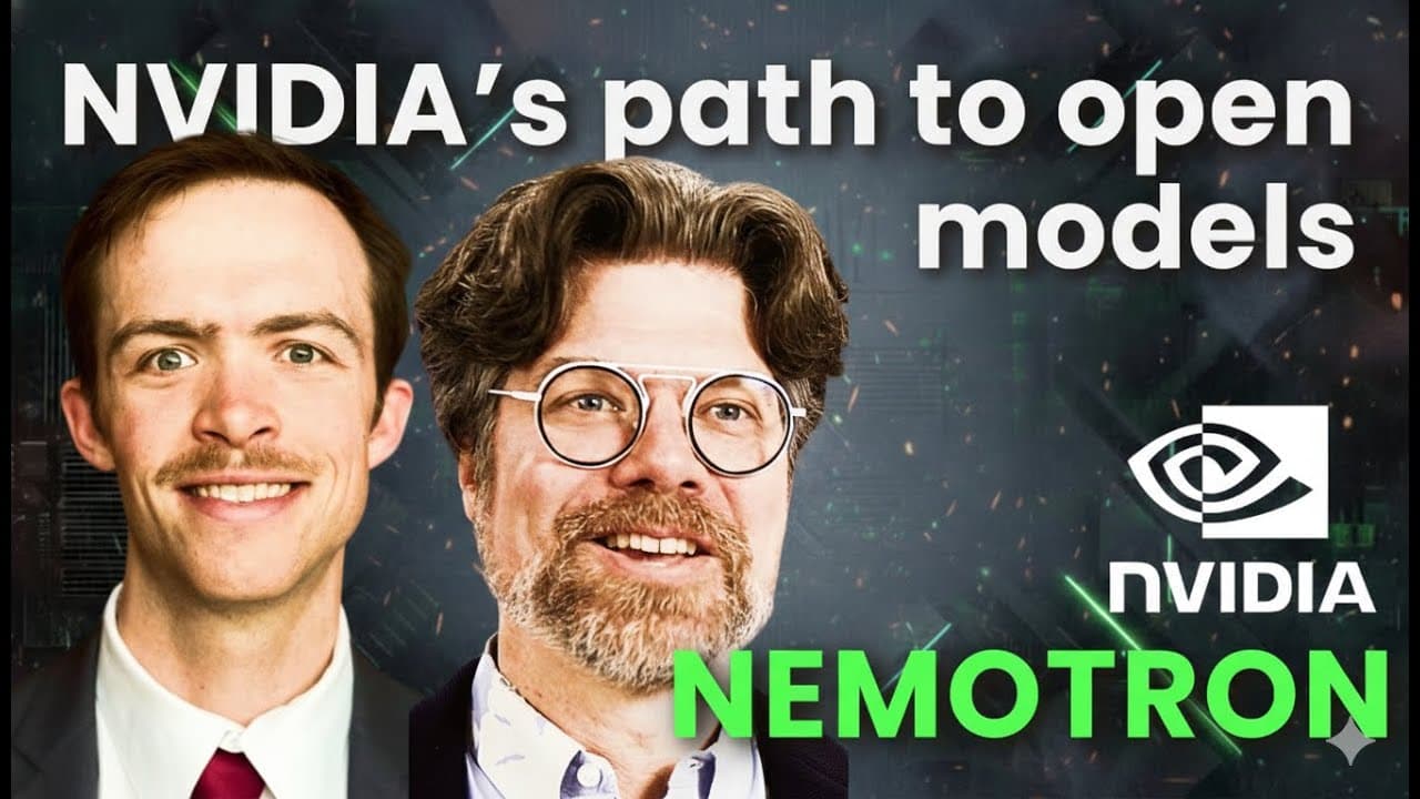 엔비디아는 왜 자체 오픈 모델 'Nemotron'을 만드나 — 브라이언 카탄자로 인터뷰 영상 썸네일