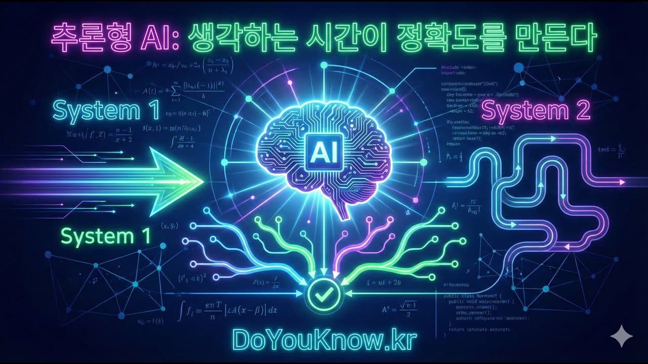 ‘찍기’에서 ‘추론’으로: o1과 딥시크 R1이 연 생각하는 AI의 시대 영상 썸네일
