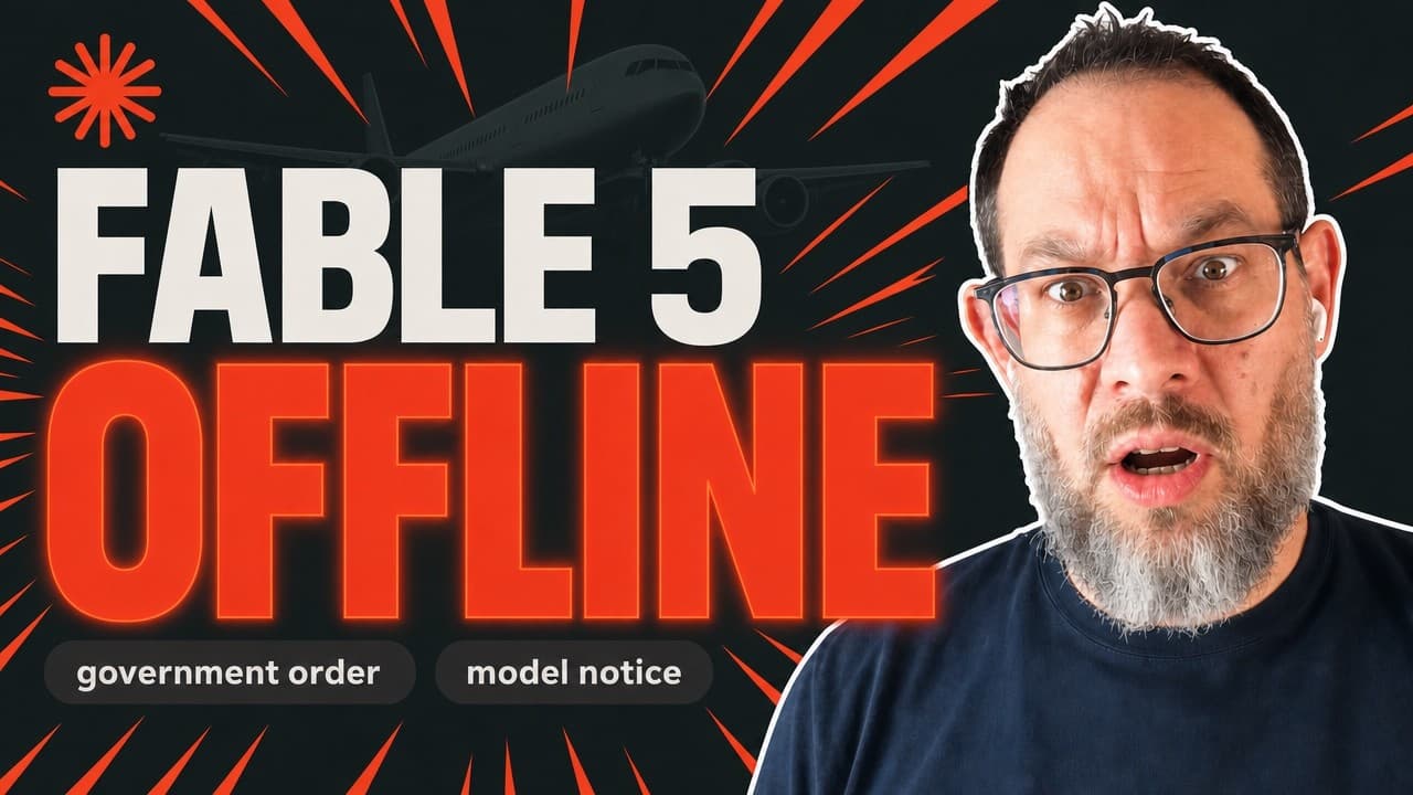 미 정부 명령에 멈춘 앤트로픽 Fable 5: 프런티어 AI가 '국가 안보 자산'이 되는 순간 영상 대표 이미지