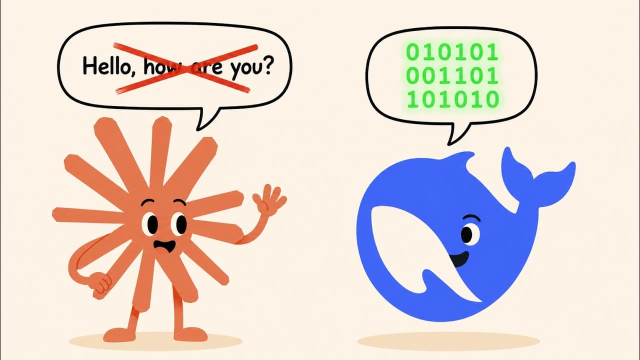 AI 에이전트, 영어 대신 '생각'을 직접 주고받자 수학 정답률이 뛰었다 영상 썸네일