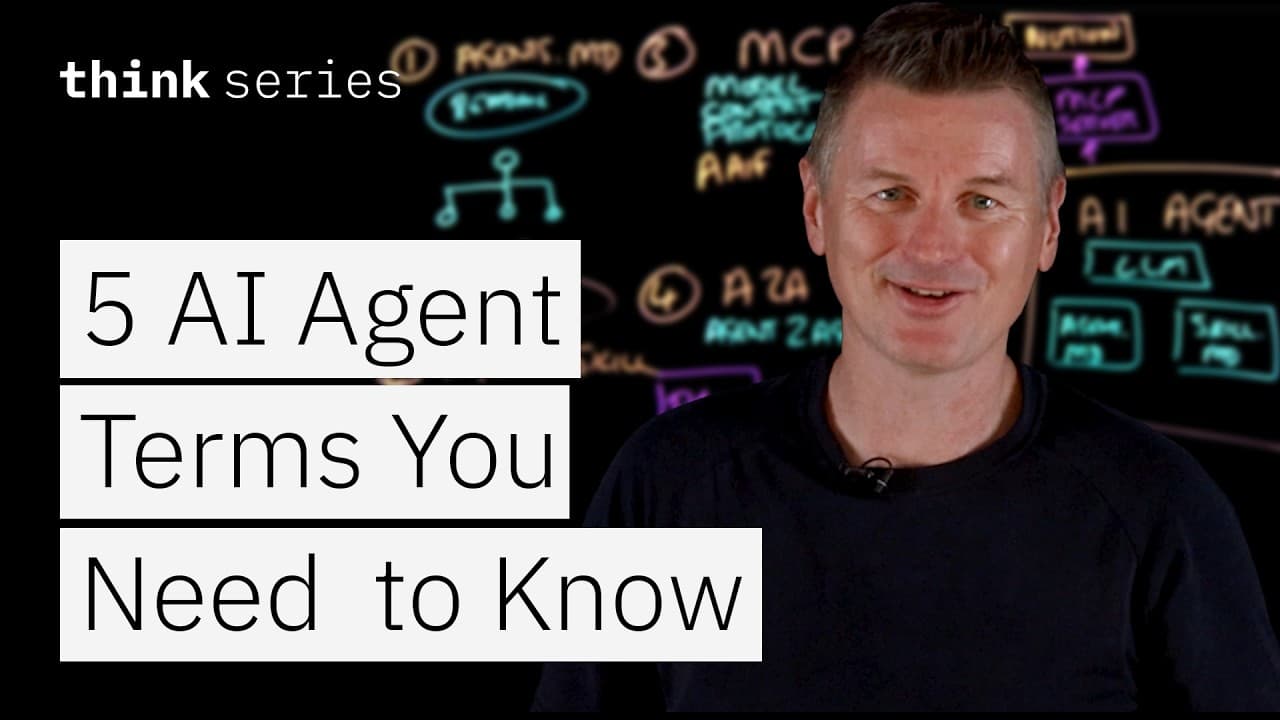 AI 에이전트를 움직이는 5가지 핵심 용어 — agents.md·스킬·MCP·A2A·서브에이전트 영상 썸네일