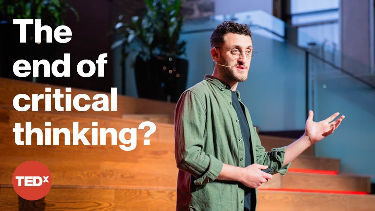AI는 우리를 더 멍청하게 만드는가? TEDx 강연이 던지는 인지적 부하 떠넘기기 경고 영상 썸네일