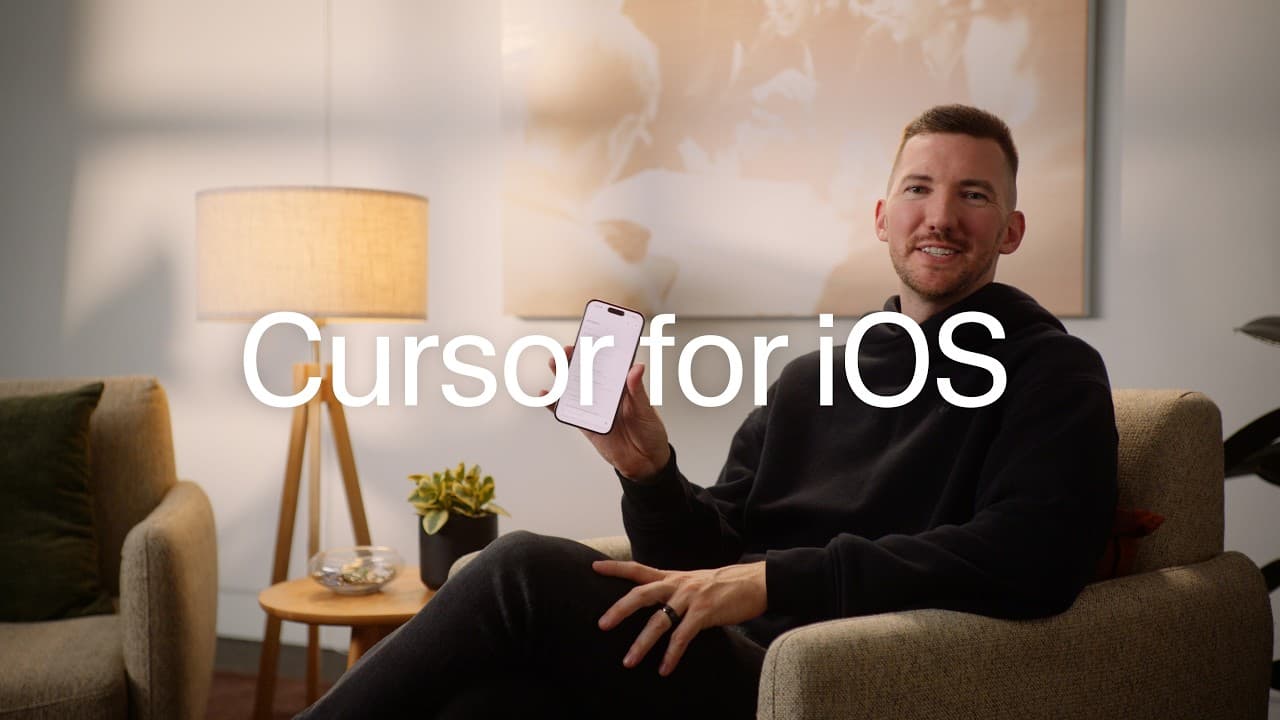 Cursor가 iOS 앱을 내놨다: 휴대폰에서 코딩 에이전트를 원격 조종하는 세 가지 방법 영상 썸네일