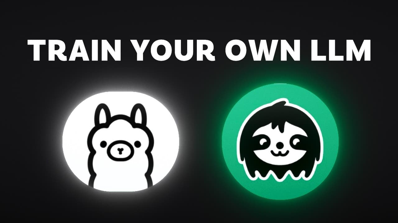 Unsloth와 Ollama로 내 PC에서 작은 LLM 파인튜닝하기 영상 썸네일