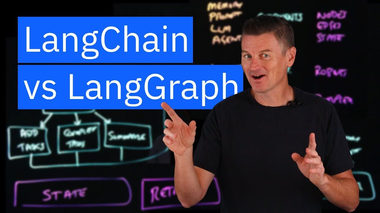 LangChain과 LangGraph는 어떻게 다른가: 두 LLM 프레임워크 비교 영상 썸네일