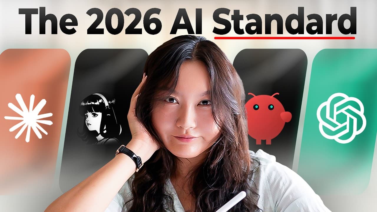 2026년 꼭 갖춰야 할 AI 스킬: 기초부터 고급까지 로드맵 영상 썸네일
