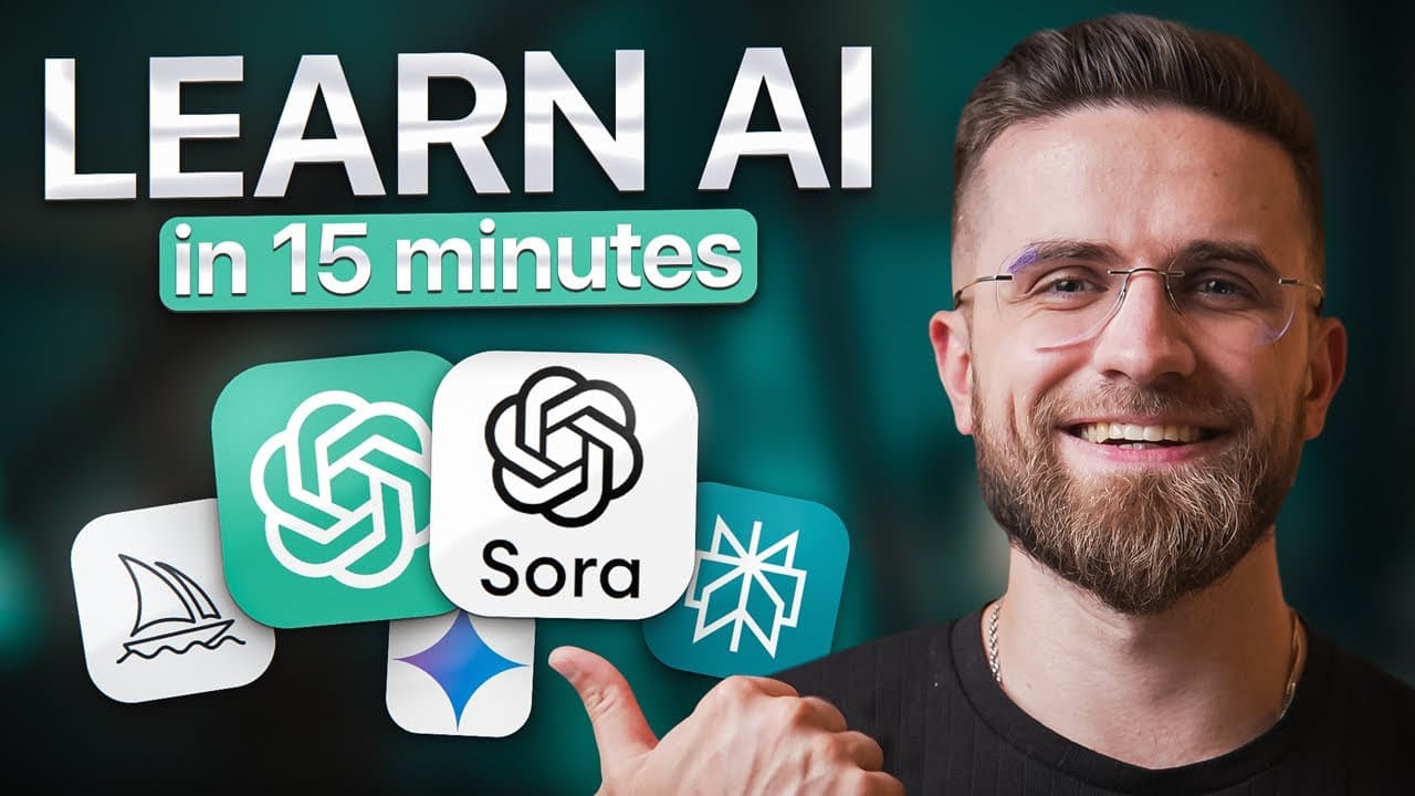 AI 도구 완전 정복: LLM·이미지·음성·영상·생산성 도구가 작동하는 원리 영상 썸네일