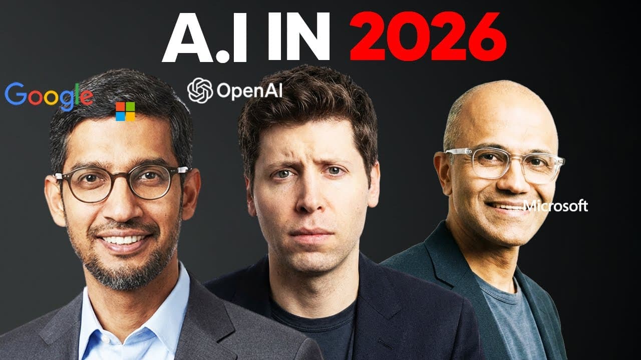 2026년 AI 8대 예측: 반발 심화부터 구글 우위, 지속학습과 로봇의 챗GPT 순간까지 영상 썸네일